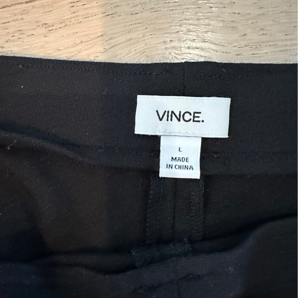 Vince back seam ponte legging pull on skinny pant cropped size large - Picture 3 of 8